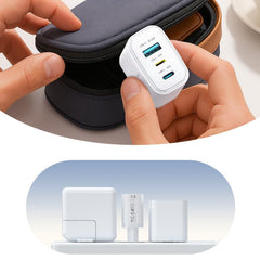 JOYROOM JR-TG6 30W GaN Three-Port Fast Charg...