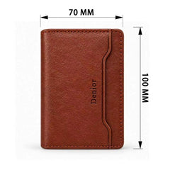 Denior V33 Magnetic 4 Card Horizontal PU Card Bag