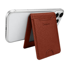 Denior V32 Magnetic 4 Card Vegan Leather Card Bag