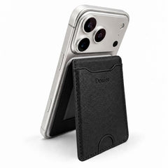 Denior V32 Magnetic 4 Card Vegan Leather Card Bag