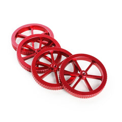 Tuerca niveladora atornillada a mano de metal rojo para impresora 3D Ender-3