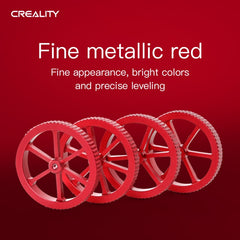 Tuerca niveladora atornillada a mano de metal rojo para impresora 3D Ender-3
