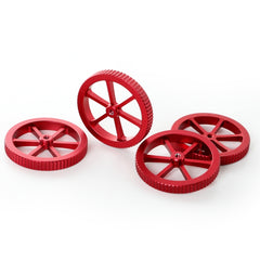 Tuerca niveladora atornillada a mano de metal rojo para impresora 3D Ender-3