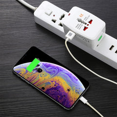 Convertidor universal de viaje con USB dual