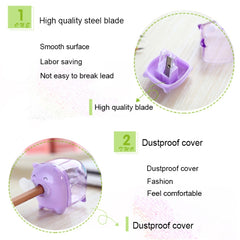 Sacapuntas manual Deli Mini Pig, apto para n...