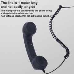 Micrófono con conector tipo C, teléfono retr...