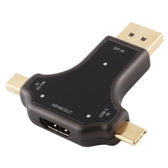 Adaptador D63A DisplayPort + Mini DP + UCB-C...
