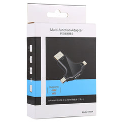 Adaptador D63A DisplayPort + Mini DP + UCB-C...