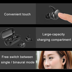 TWS-4 IPX5 impermeable Bluetooth 5,0 auricul...