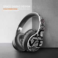 B1 Graffiti Pattern Auriculares inalámbricos Bluetooth V5.0