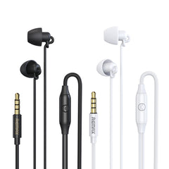 Auricular intrauditivo estéreo para dormir con control por cable + MIC