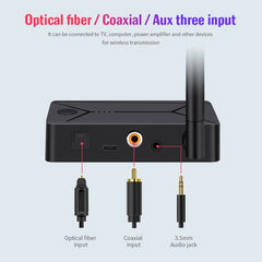 TX13 3 en 1 Transmisor de audio coaxial ópti...