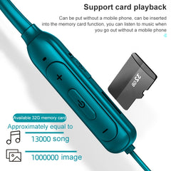 Auricular Bluetooth estéreo magnético de metal M61 montado en el cuello