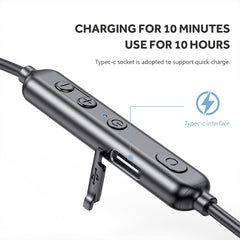 Auricular Bluetooth inalámbrico montado en el cuello A10