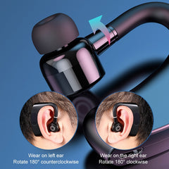 Auricular Bluetooth inalámbrico con pantalla digital LED inteligente V12