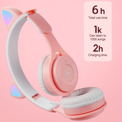 Auriculares Bluetooth plegables de color pur...