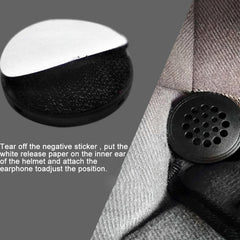 Auriculares con cable para casco de motocicleta de 3,5 mm
