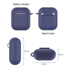 Funda de silicona para auriculares inalámbricos para AirPods 1/2