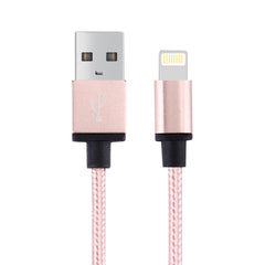 Cable de datos de carga tejido de 1 m de 8 pines a USB 2.0