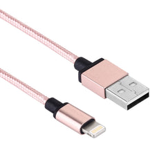 Cable de datos de carga tejido de 1 m de 8 pines a USB 2.0