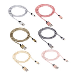Cable de datos de carga tejido de 1 m de 8 pines a USB 2.0