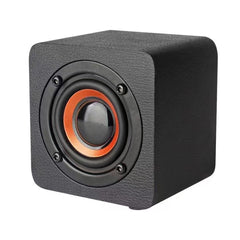 Q1 Mini Altavoz Bluetooth Inalámbrico Mega Bass Portátil de Madera