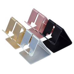 Soporte de teléfono para tableta perezoso de aleación de aluminio de escritorio portátil