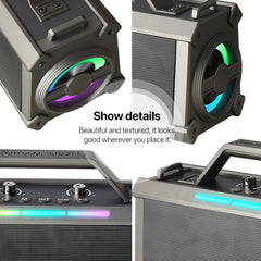 Altavoz Bluetooth inalámbrico portátil para ...