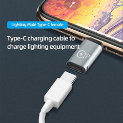 Adaptador de carga macho de 8 pines a USB-C ...
