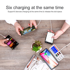 WLX-896+ Cargador USB con pantalla digital i...
