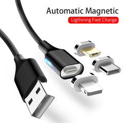 M11 3 en 1 3A USB a 8 pines + Micro USB + US...