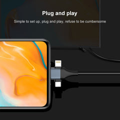 P8J Aluminio 3 en 1 Cable de 8 pines + Micro...