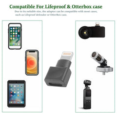 Adaptador trapezoidal hembra de 8 pines a macho de 8 pines