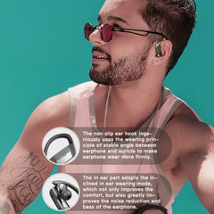Auricular Bluetooth inalámbrico 258 con caja...