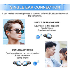 F9-6 TWS CVC8.0 Auricular Bluetooth táctil c...