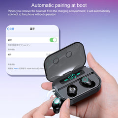 Auriculares Bluetooth estéreo inalámbricos binaurales M7 TWS V5.0
