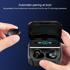 Auriculares Bluetooth estéreo inalámbricos binaurales X7 TWS V5.0