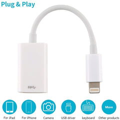 Adaptador de cámara NK102, compatible con sistemas iOS 13.0 y superiores
