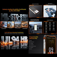Blackview Oscal TANK 1, 12 GB + 256 GB, 6,78...