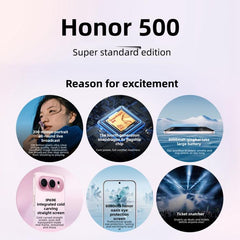 Honor 500, 12 GB + 256 GB, lector de huellas...