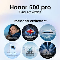 Honor 500 Pro, 12 GB + 256 GB, lector de hue...