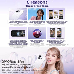OPPO Reno15 Pro, 16 GB + 512 GB, lector de h...