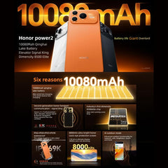 Honor Power2, 12 GB + 512 GB, batería de 100...
