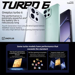 OnePlus Turbo 6, 12 GB + 512 GB, lector de h...