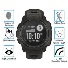 Película de vidrio templado 9H de 0,2 mm para reloj inteligente con esfera circular de 39 mm de diámetro