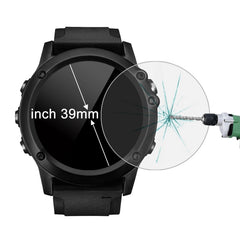 Película de vidrio templado 9H de 0,2 mm para reloj inteligente con esfera circular de 39 mm de diámetro