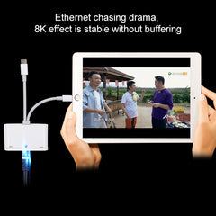 NK-107 Pro 3 en 1 USB-C / Type-C + 8 pines m...