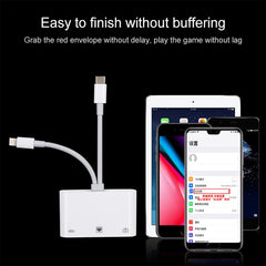 NK-107 Pro 3 en 1 USB-C / Type-C + 8 pines m...