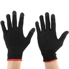 Guantes deportivos electrónicos transpirables con pantalla táctil antideslizantes y resistentes al sudor de nailon + fibra conductora