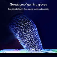 Guantes deportivos electrónicos transpirables con pantalla táctil antideslizantes y resistentes al sudor de nailon + fibra conductora